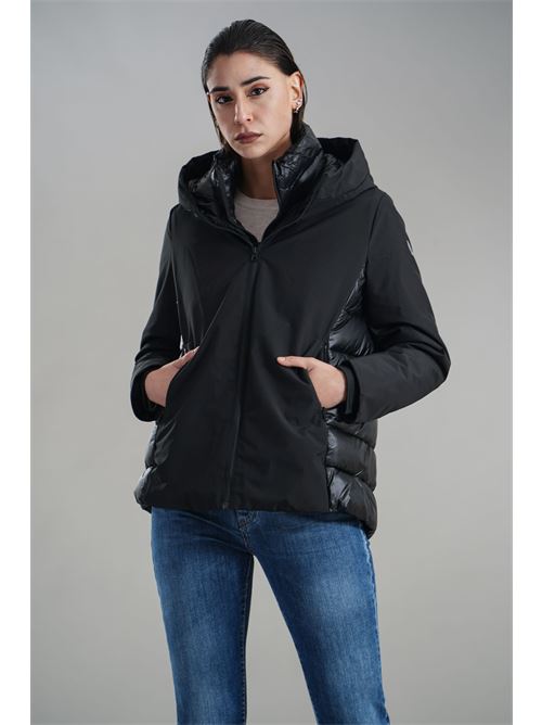 Piumino con cappuccio De Lamp | JWL641NERO